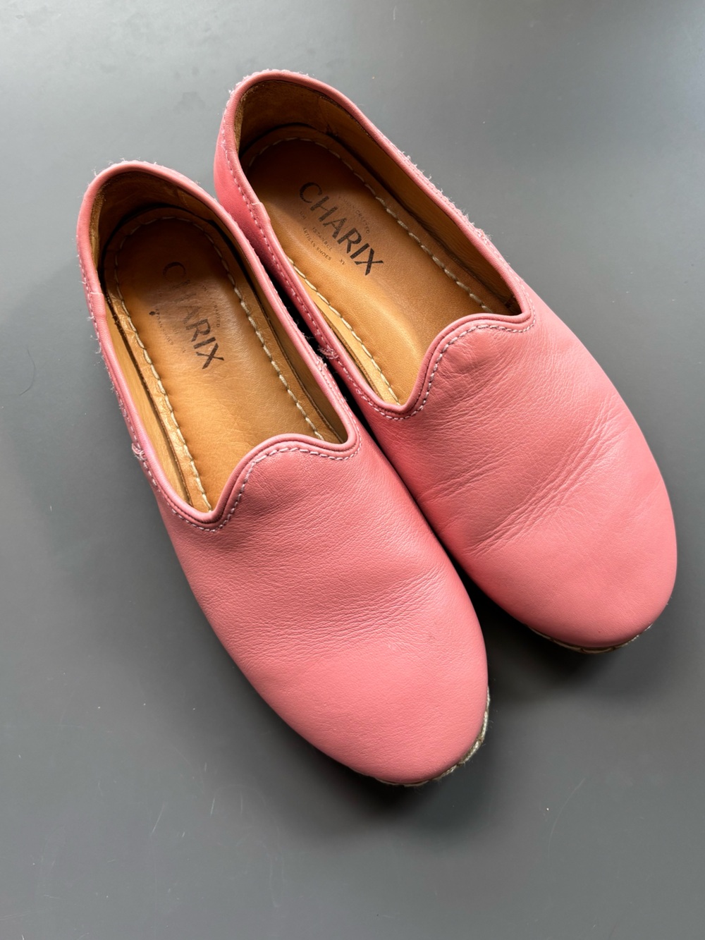 Charix Leather Slip On Shoes- EU 37